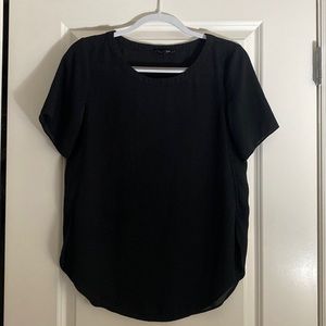 Banana Republic black work blouse